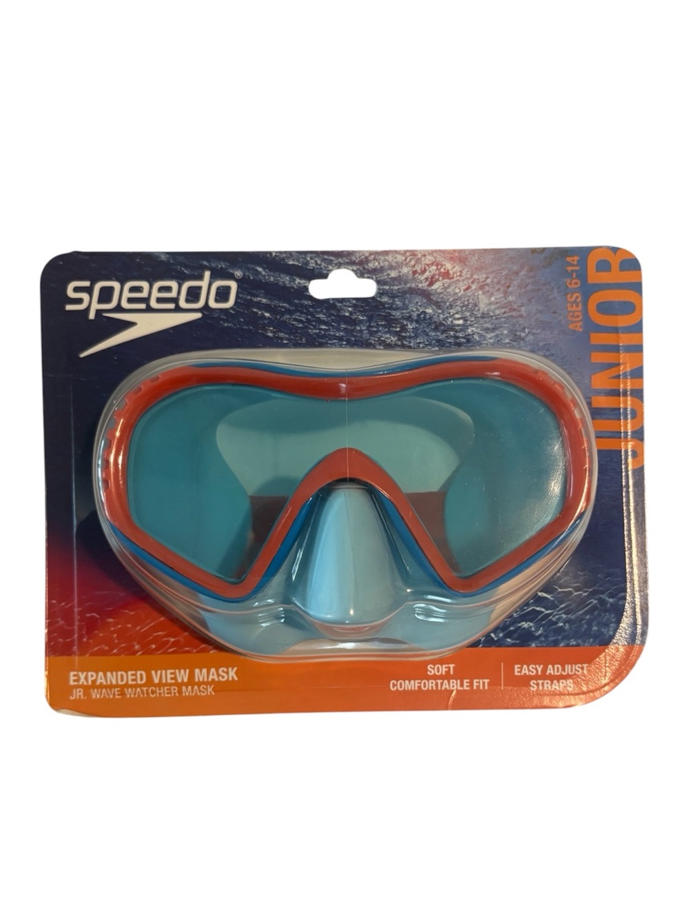 NWT Speedo Expanded View Mask JR. Wave Watcher  Mask Ages 6-14